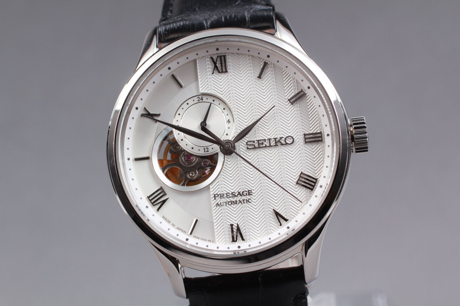 [MINT Box] SEIKO Presage 4R39-00W0 SARY095 Black Automatic Men's Watch JAPAN