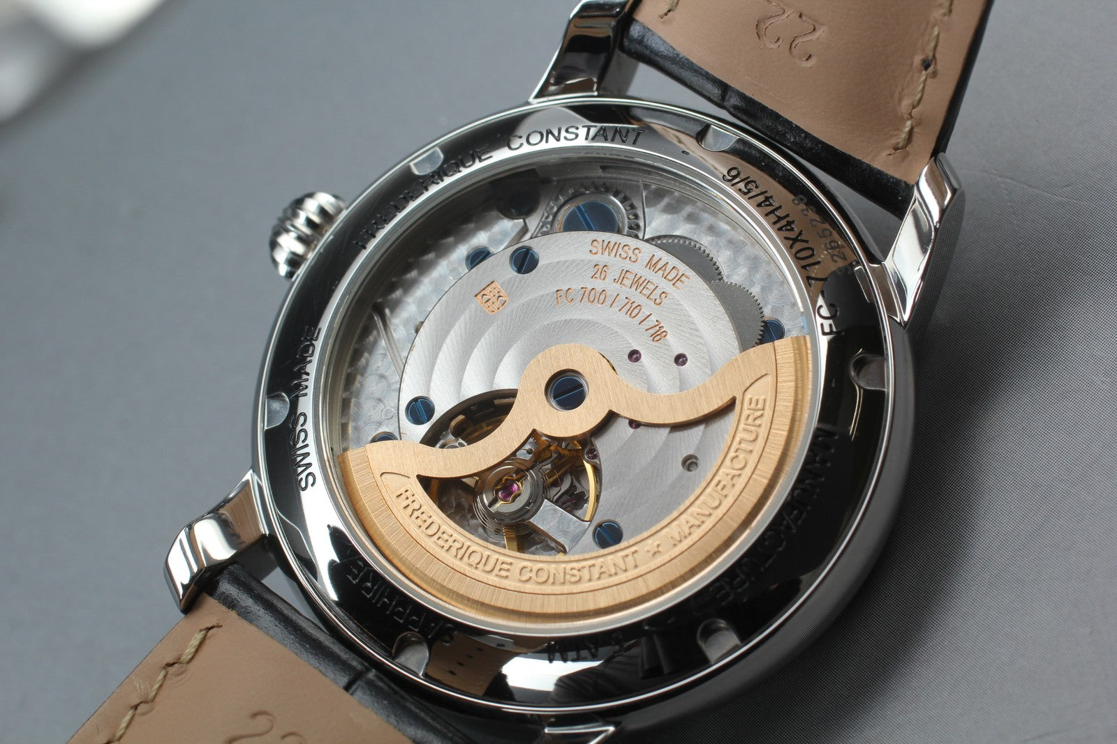 [Near MINT-] FREDERIQUE CONSTANT Classic Manufacture FC-710X4H4/5/6 Men's Watch