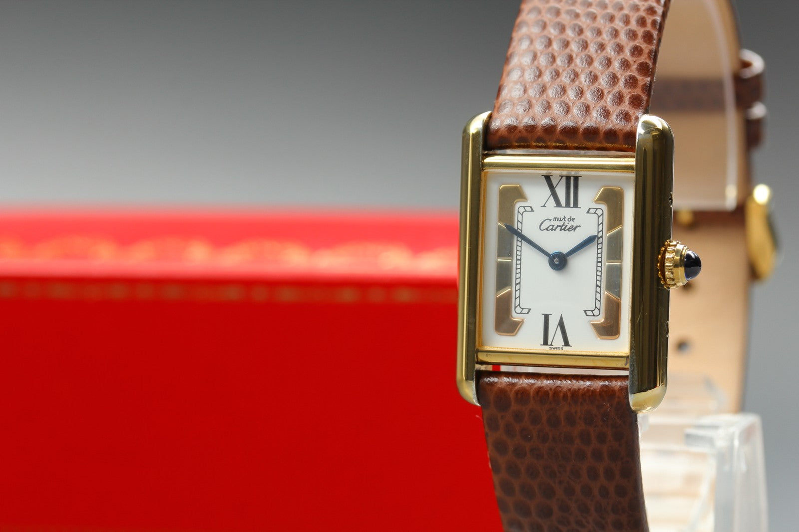 Vintage[Exc+5 Box] Cartier Must de Cartier Tank 5057001 SM 20mm Women's Qz Watch