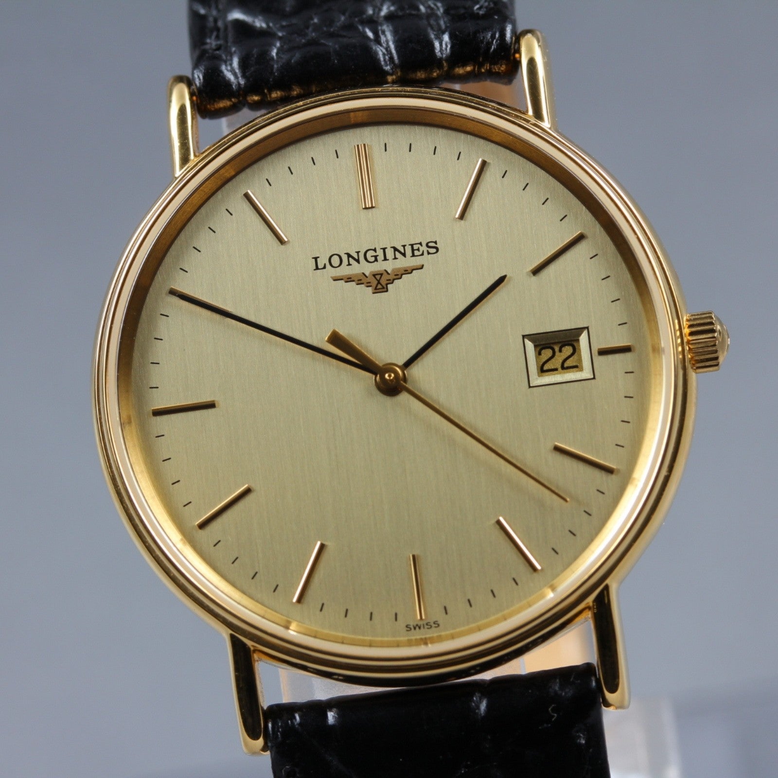 New Batt LONGINES Grand Classic L4.720.2 Quartz Men's Watch 32mm JAPAN