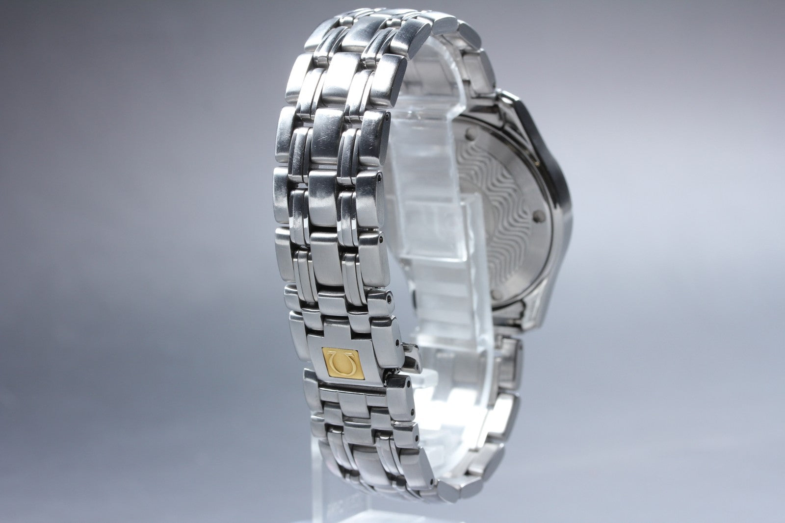 Overhauled [Exc+5 Box] OMEGA Seamaster 120m 2511.81 Blue Dial Quartz Men's Watch