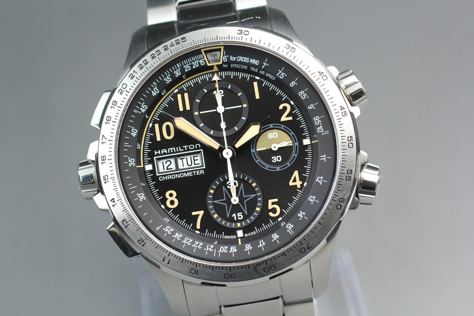 [Limited Box] Hamilton Khaki X-Wind Chronometer H777960 45mm AT Men's Watch