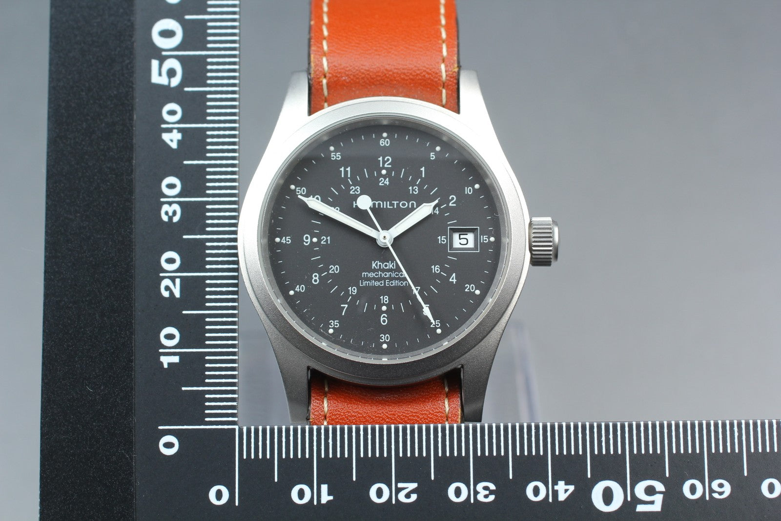 [N MINT-] Hamilton Khaki Mechanical H041221925 041220 Mens Watch Limited Edition