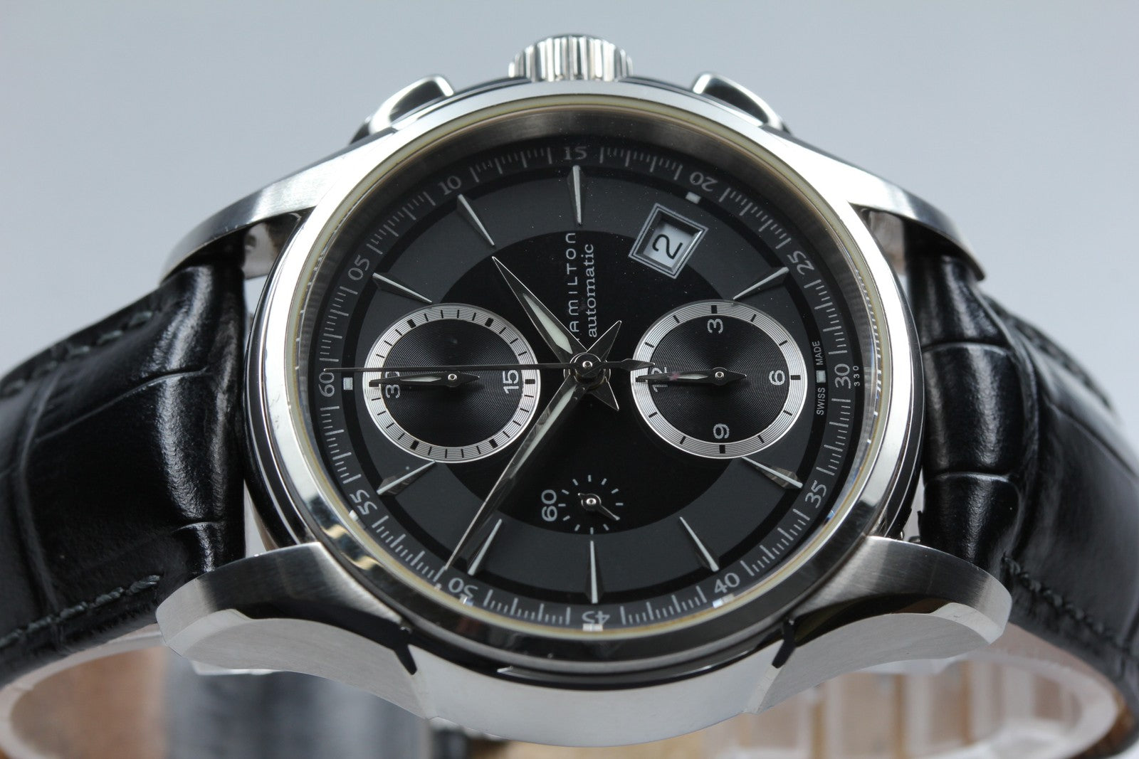 [Exc+5 Box] Hamilton Jazzmaster Auto Chronograph H326160 Automatic Men’s Watch