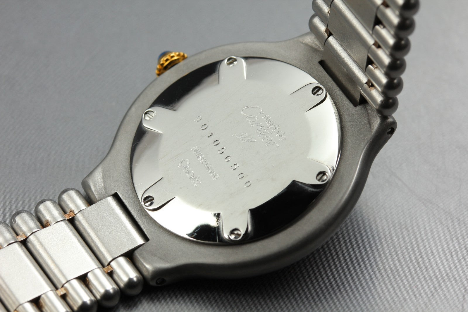 Vintage Cartier Must de Cartier 21 31mm Silver Unisex Quartz Watch [Pouch]