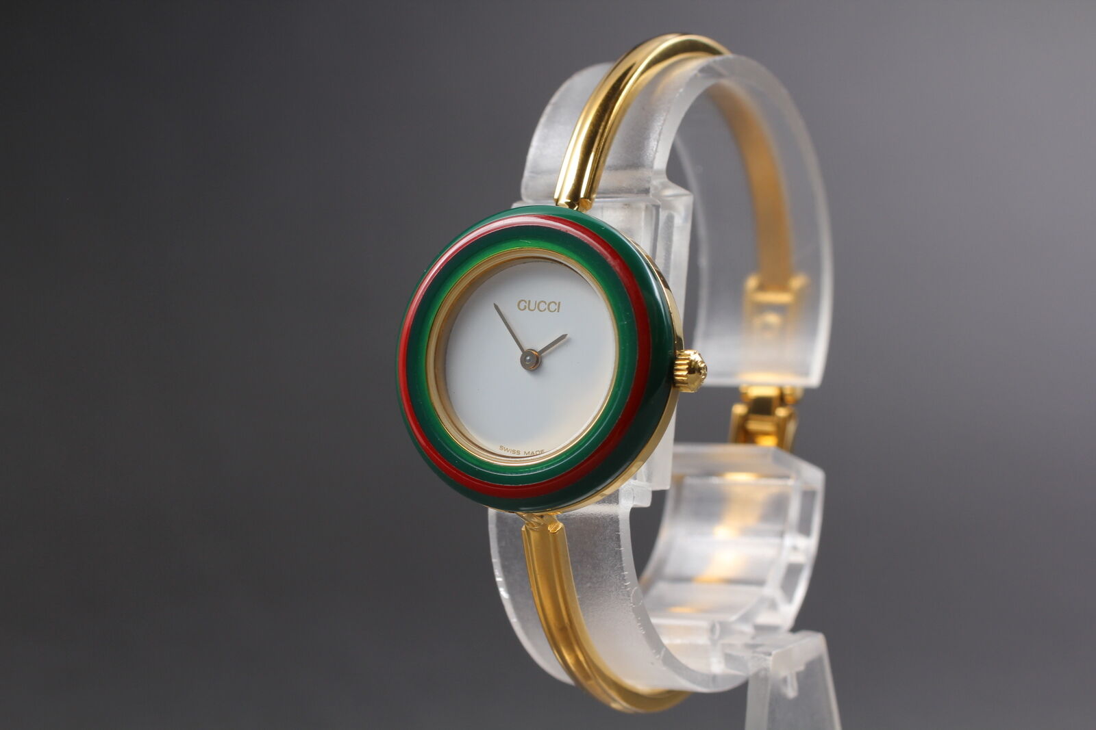 New Battery [Exc+5 Box] Gucci Change Bezel 11/12.2 12 Colors Women's Qz Watch JP