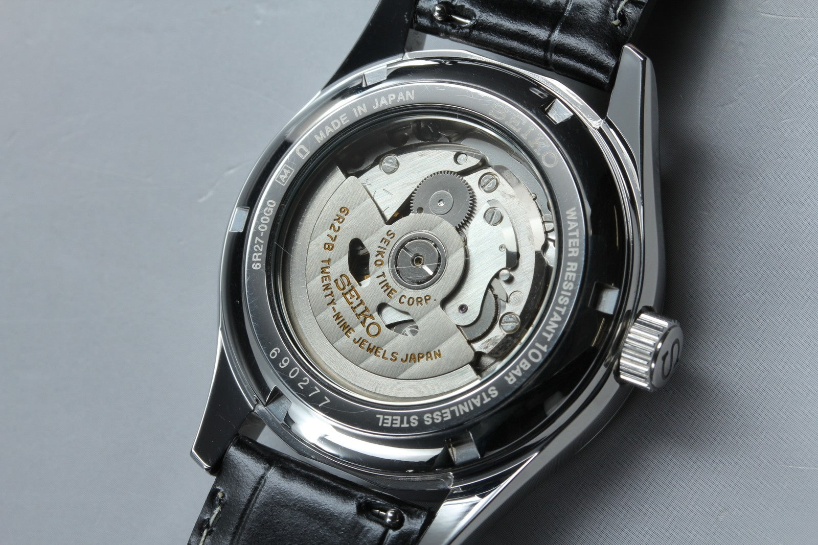 SEIKO Presage 6R27-00G0 SARW013 Black Dial 40mm Men's Automatic Watch JAPAN
