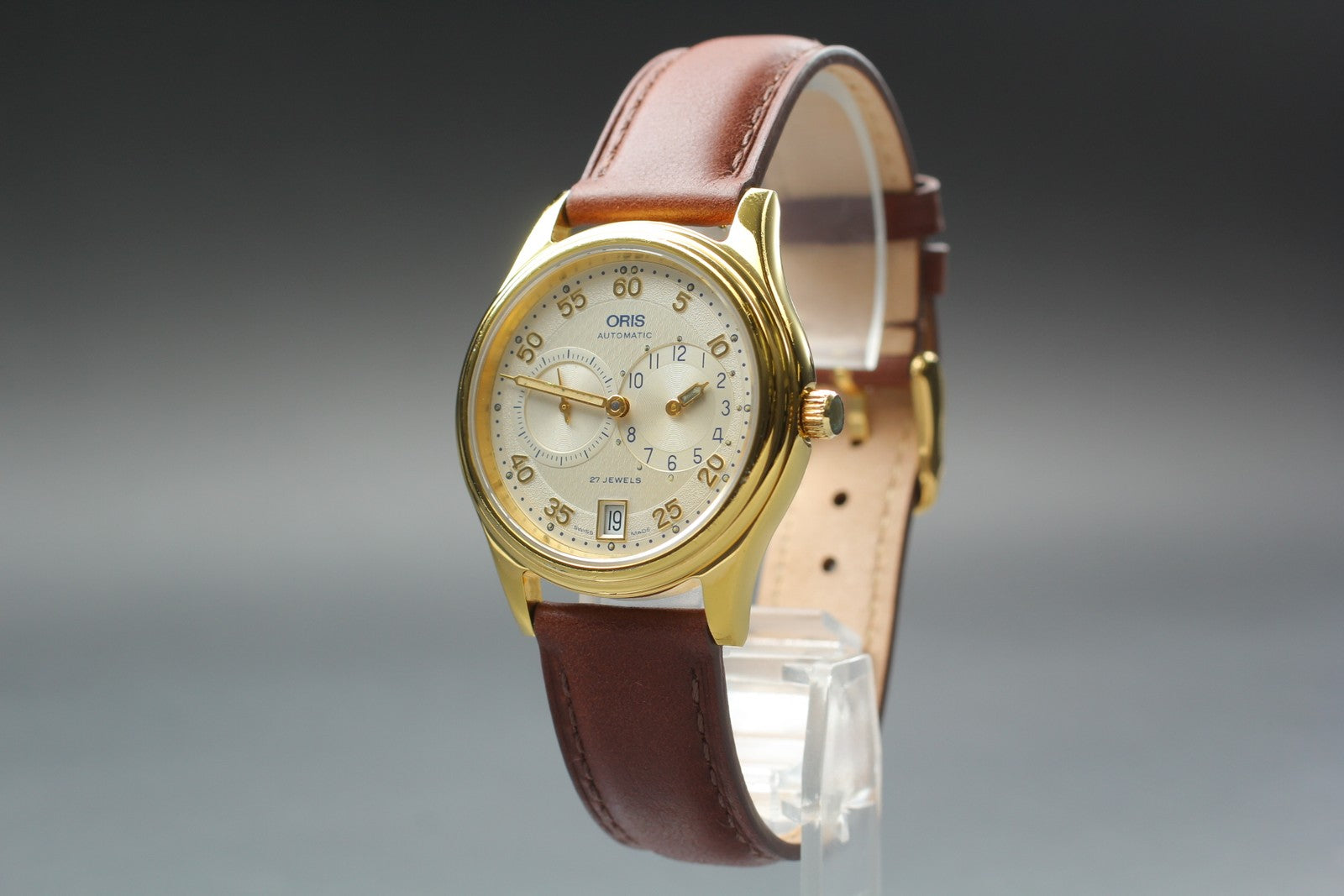 [Exc+4 Box] ORIS Classic Regulator 7473 Gold 35mm Automatic Men's Watch JAPAN