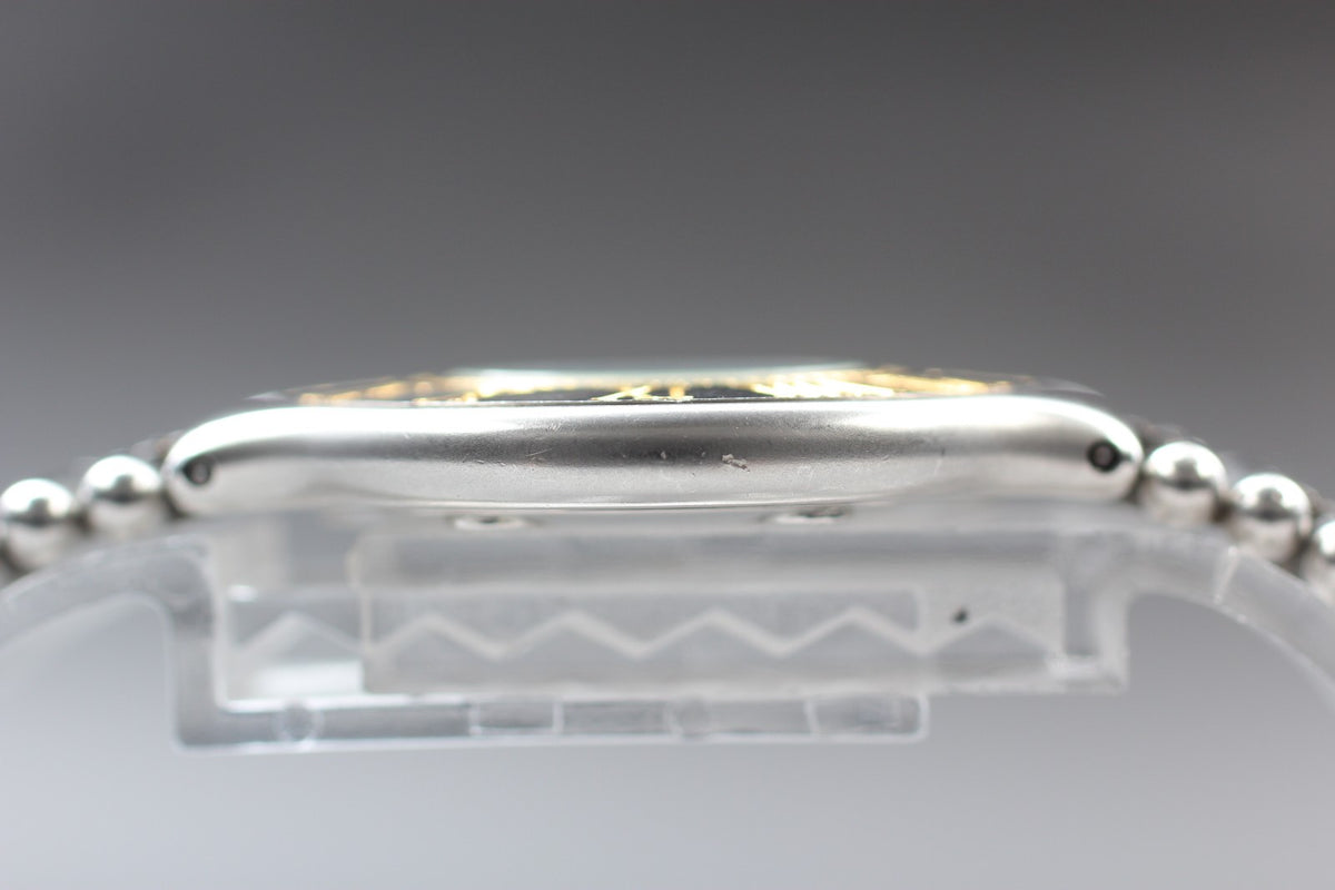 Vintage Cartier Must de Cartier 21 31mm Silver Gold Unisex Quartz Watch Pouch