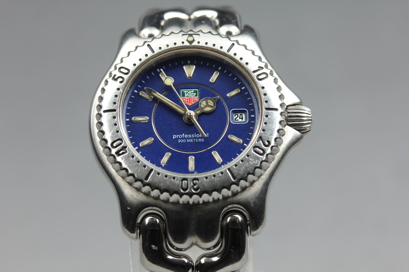 Vintage TAG Heuer SEL WG131A Quartz Blue Dial Women's Watch 28mm JAPAN