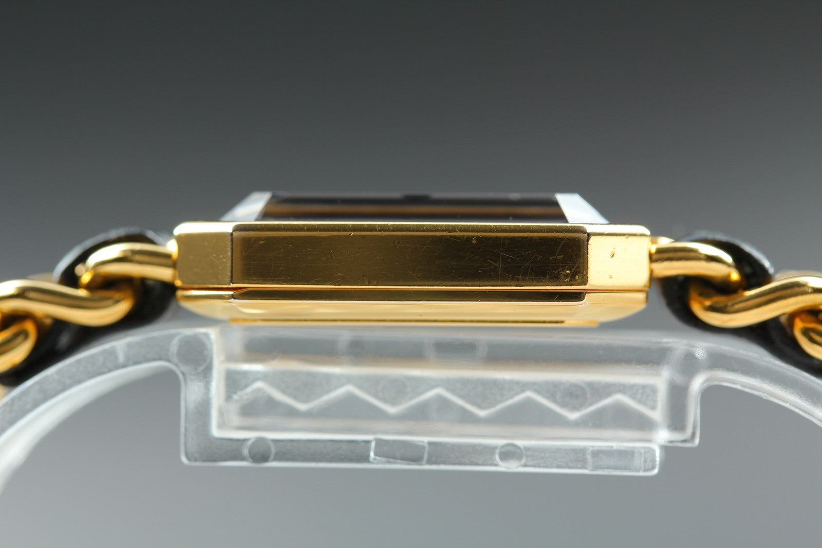 [Overhauled] CHANEL Premiere L Size Black Dial Gold 20mm Quartz Womens Watch Box