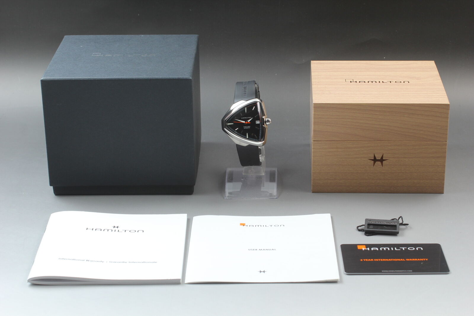 [Near MINT Box] HAMILTON Ventura H245550 H24555331 Automatic Men's Watch JAPAN