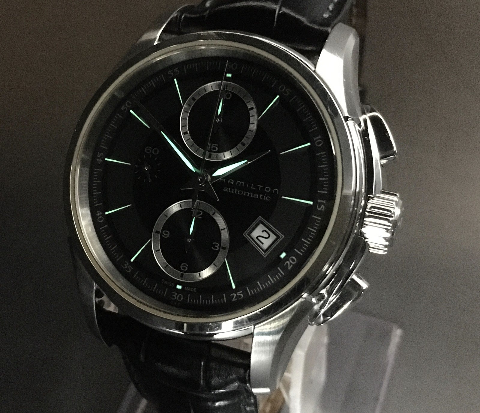 [Exc+5 Box] Hamilton Jazzmaster Auto Chronograph H326160 Automatic Men’s Watch