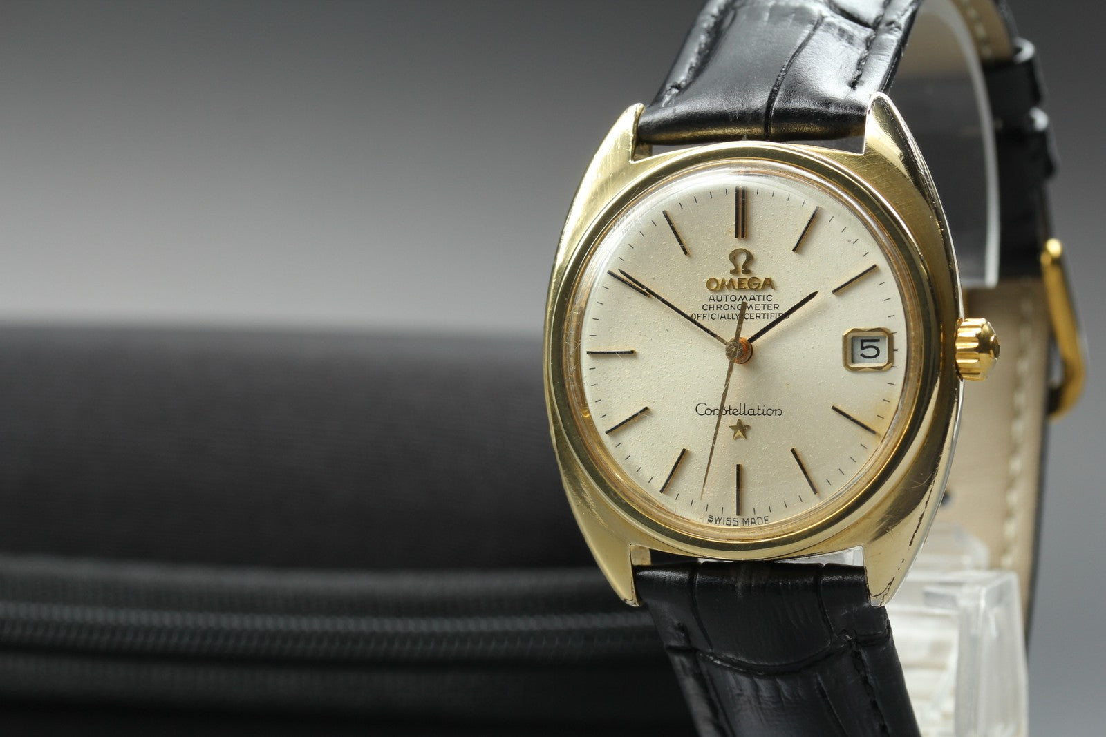 Vintage [Exc+5] OMEGA Constellation 168.017 Cal.564 Gold Automatic Men's Watch