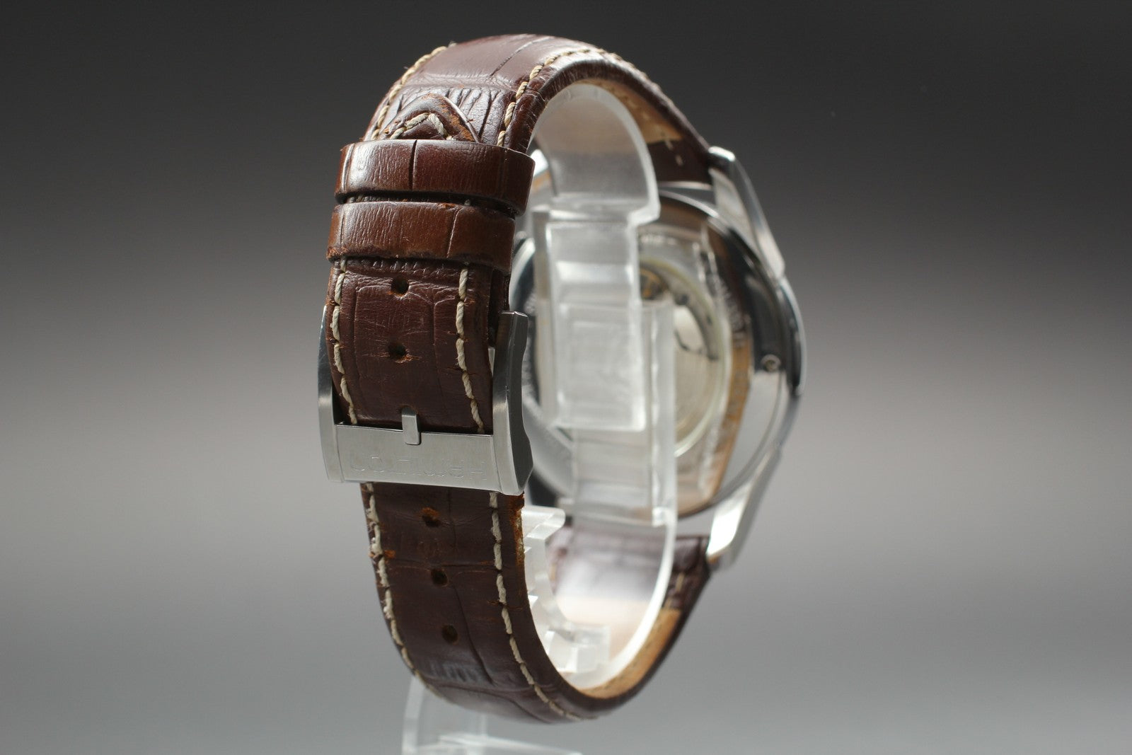 Exc+5* Hamilton Jazzmaster Traveler GMT Automatic Black Men's Watch 42mm JAPAN