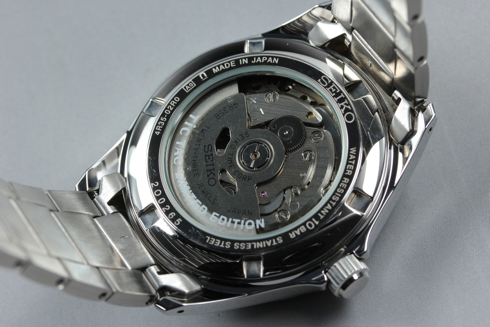 [Limited] SEIKO x TiCTAC 35th Anniversary 4R35-02R0 SZSB028 AT Men's Watch JAPAN