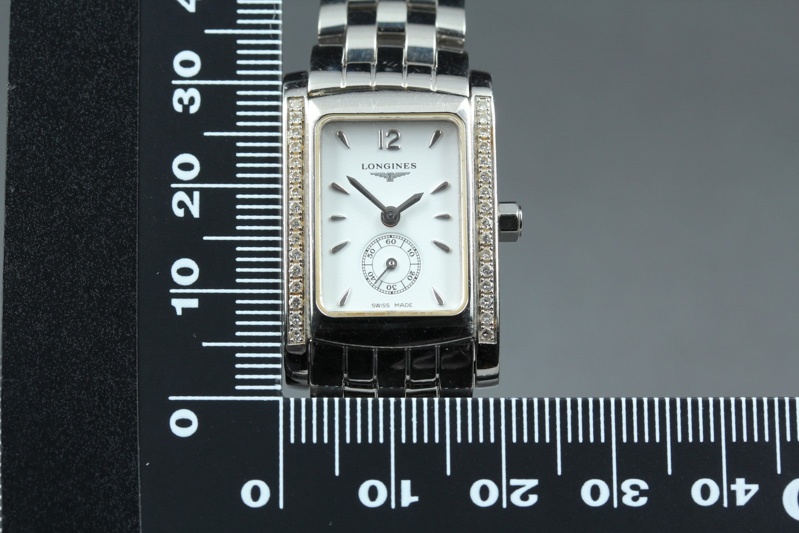 New Batt LONGINES Dolce Vita L5.155.0 Quartz White Dial Women's Watch 20mm JAPAN