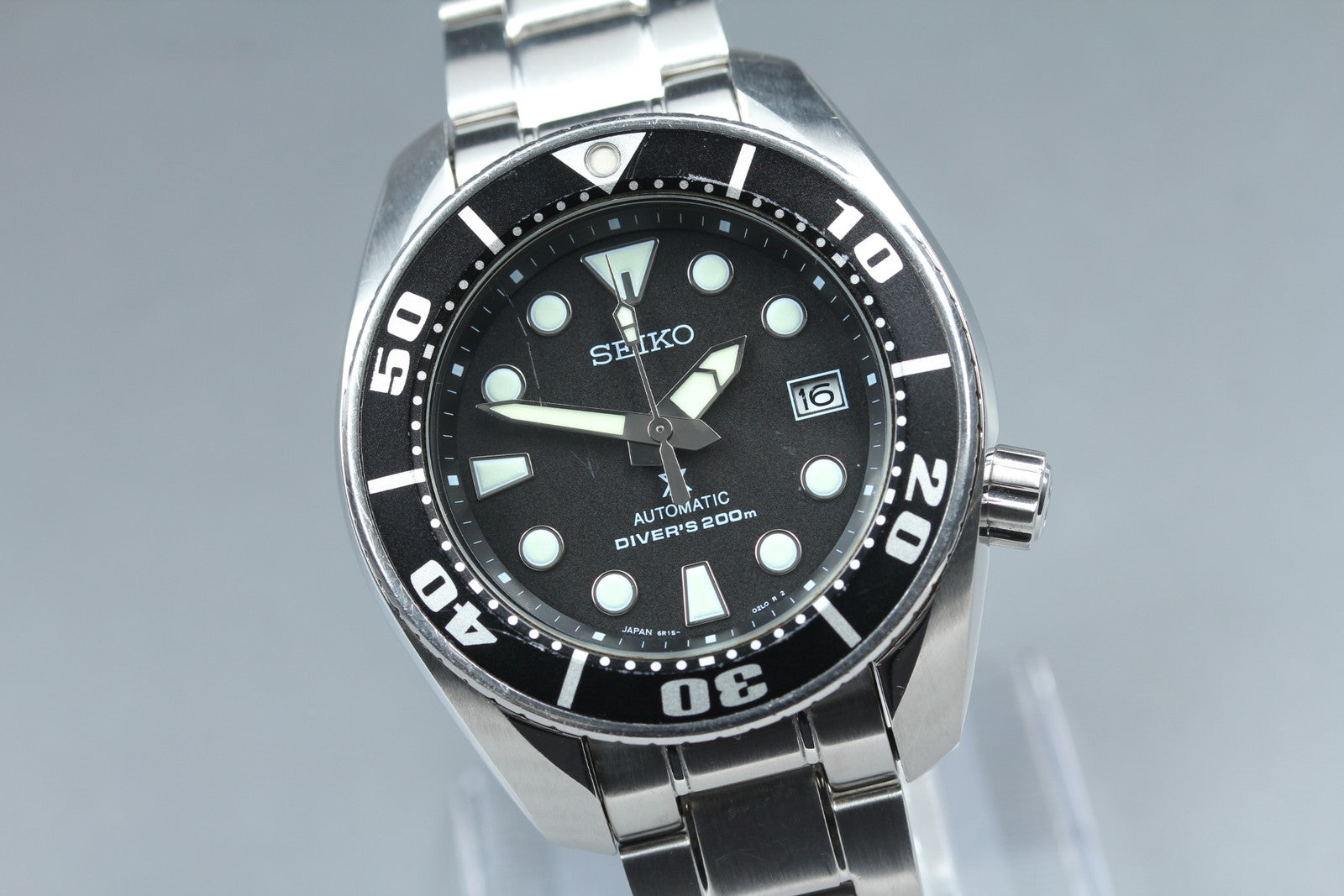 SEIKO Prospex 6R15-00G0, SBDC031 Automatic Black Men's Watch 45mm JAPAN Box