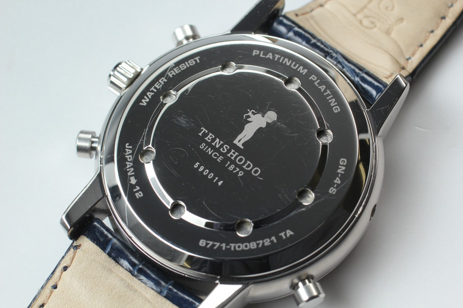 [Exc+5] TENSHOD Grand Complication 6771-T008721 TA Quartz Watch From JAPAN