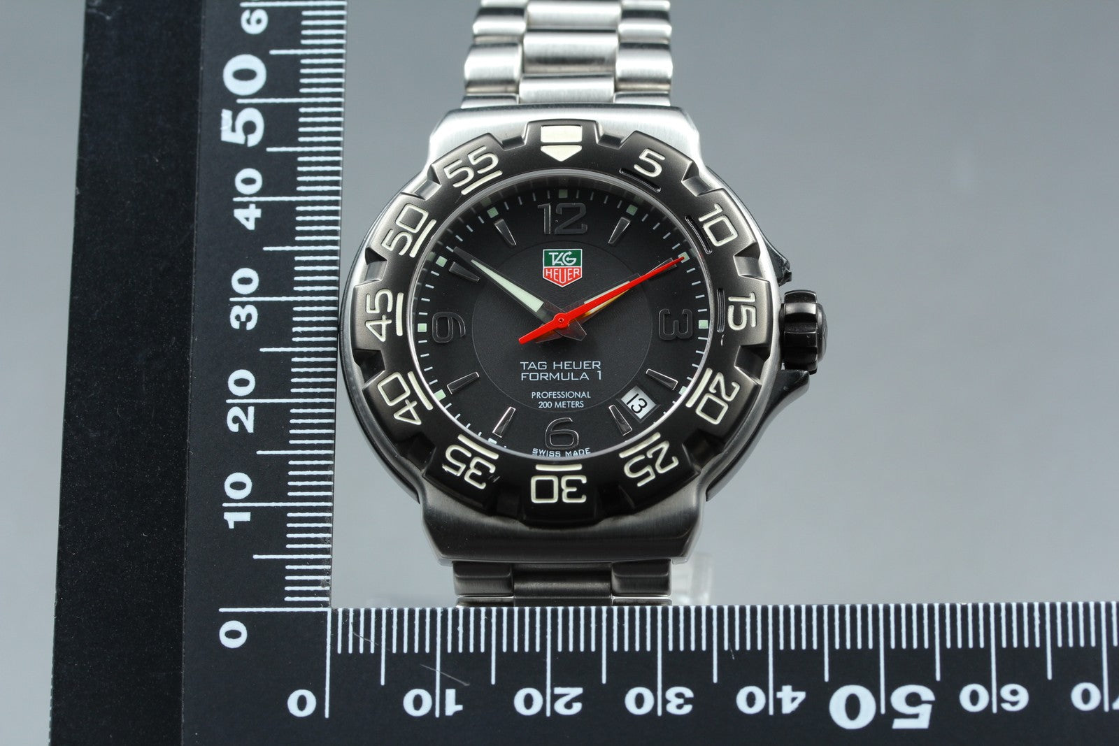 New Batt TAG Heuer Formula 1 WAC1110-0 Quartz Black Men's Watch 40mm JAPAN Box
