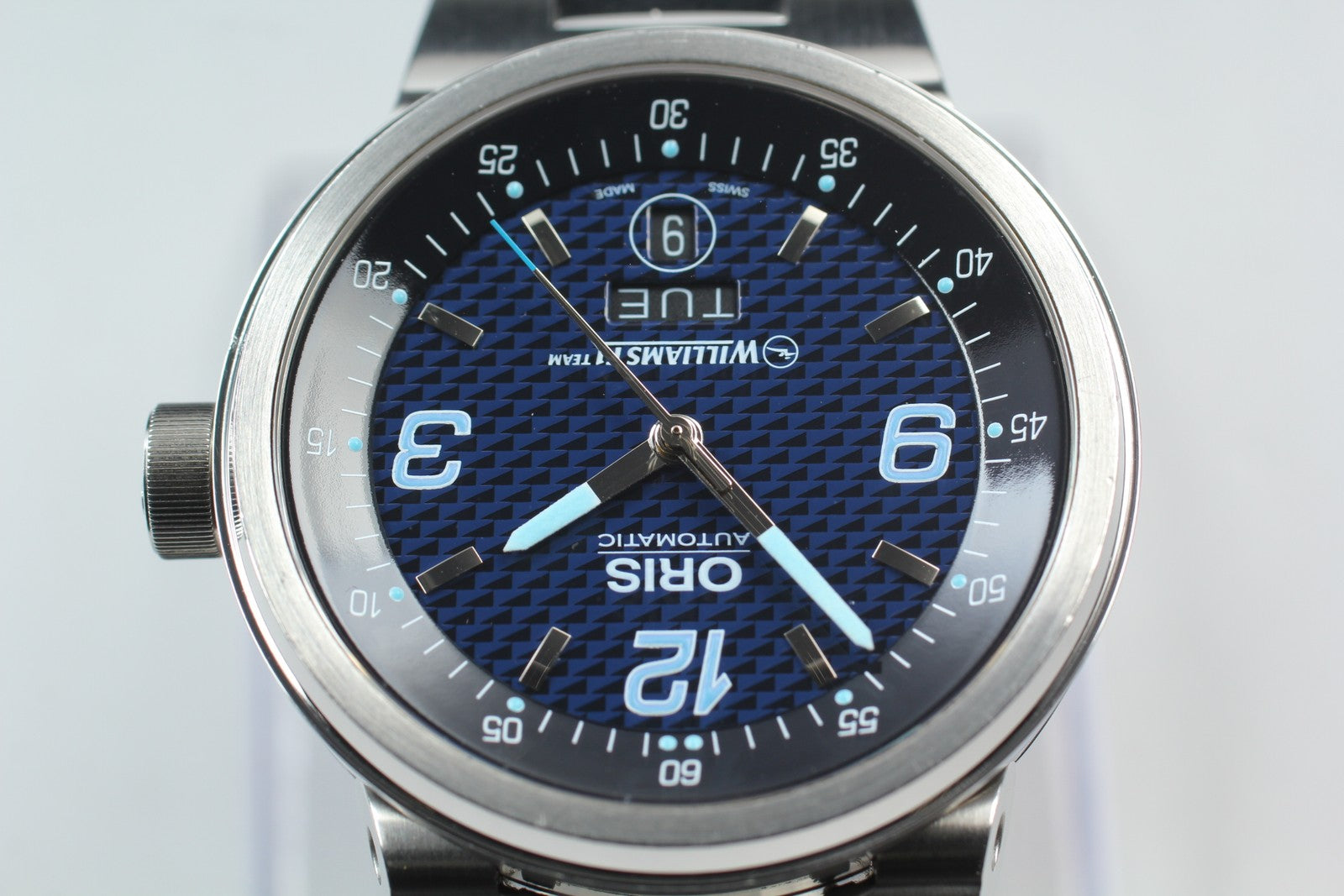 ORIS Williams F1 Team Day Date 7560 Automatic Blue Dial Automatic Men's Watch