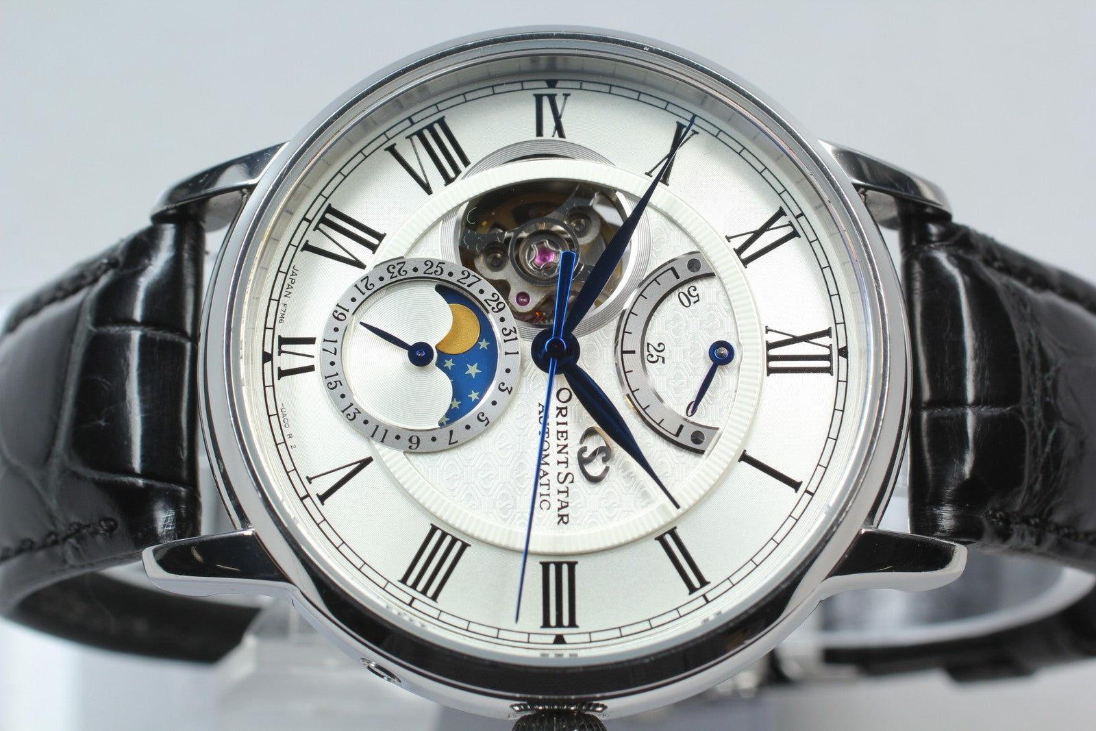 ORIENT Star Classic F7M6-UAB0 Automatic Silver Date Men's Watch 41mm N MINT*Box