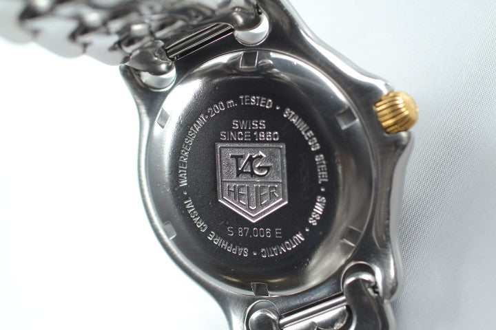 [Exc+5]Box TAG HEUER SEL 200m S87.006E Ivory Dial Automatic Men’s Watch 36mm JP