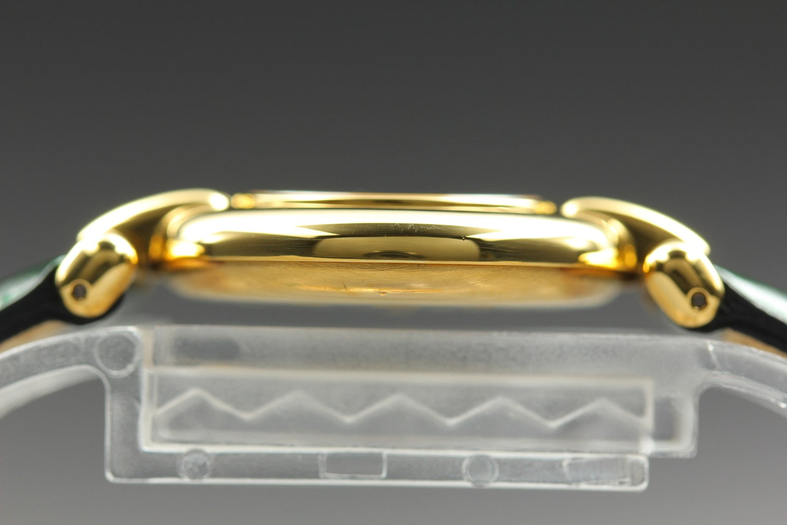 Cartier Must Colisee Vermeil 590002 Green Gold Womens Quartz Watch Vintage [Box]