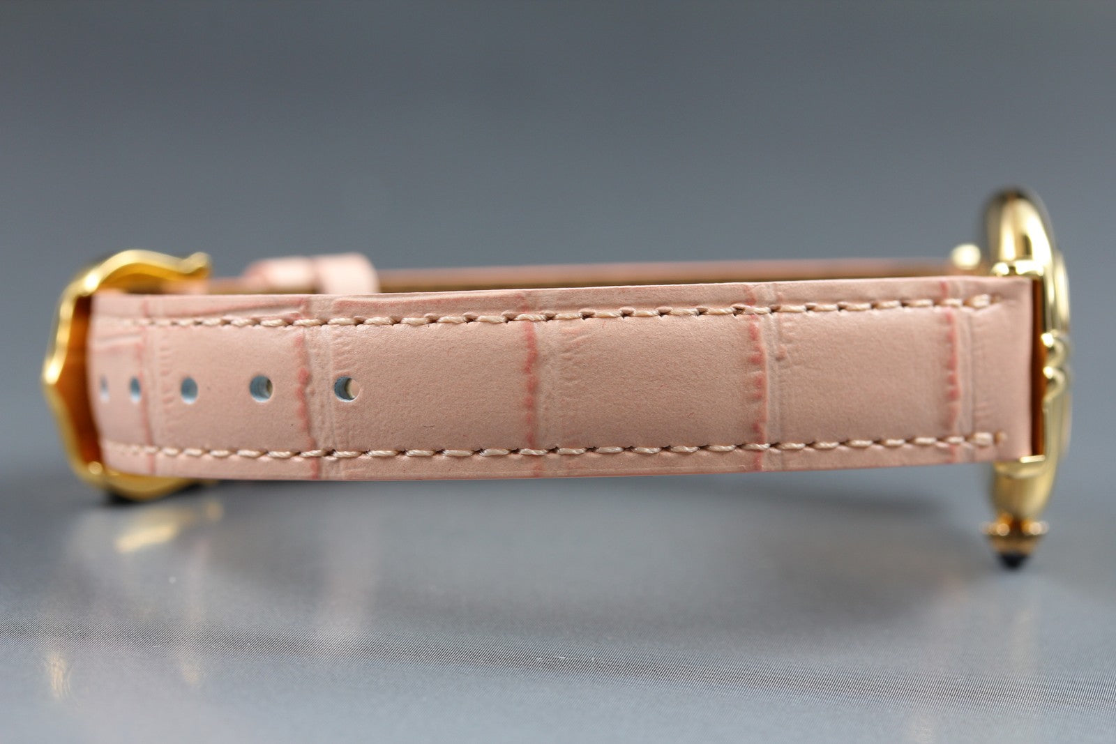 Vintage Cartier Must Colisee Vermeil 590002 Pink Gold Women's Quartz Watch