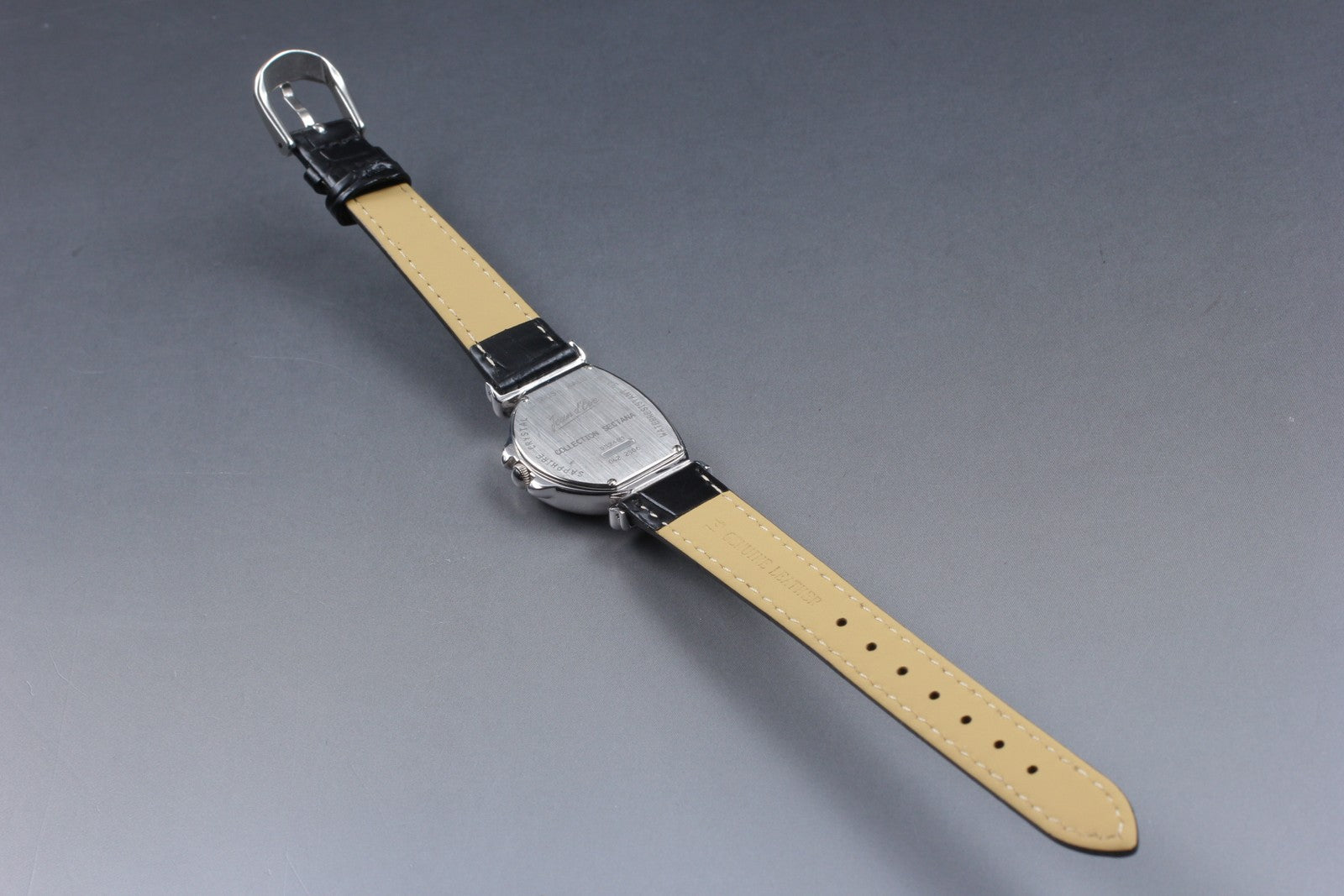 Vintage [Exc+5] Jean d'eve Sectora Silver 24mm Yellow Women's Quartz Watch JAPAN