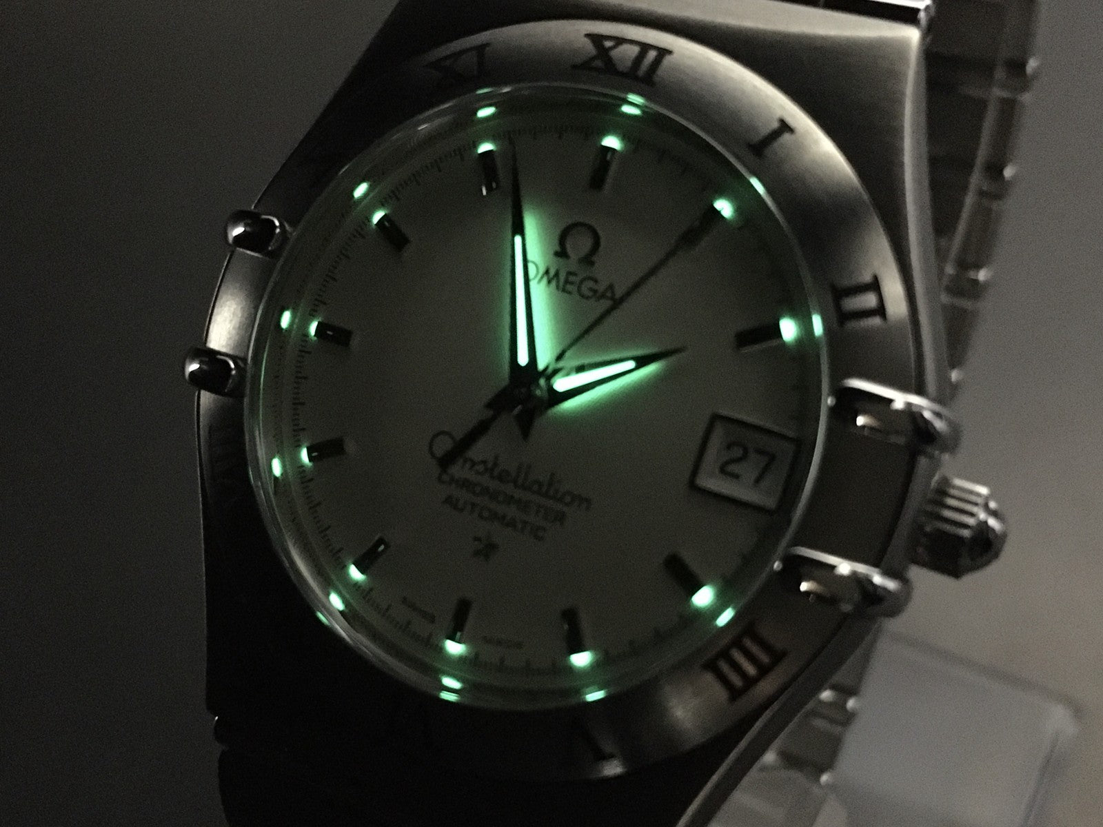OMEGA Constellation 1502.30.00 Cal.1120 Silver Automat Men's Watch 35mm JP Box