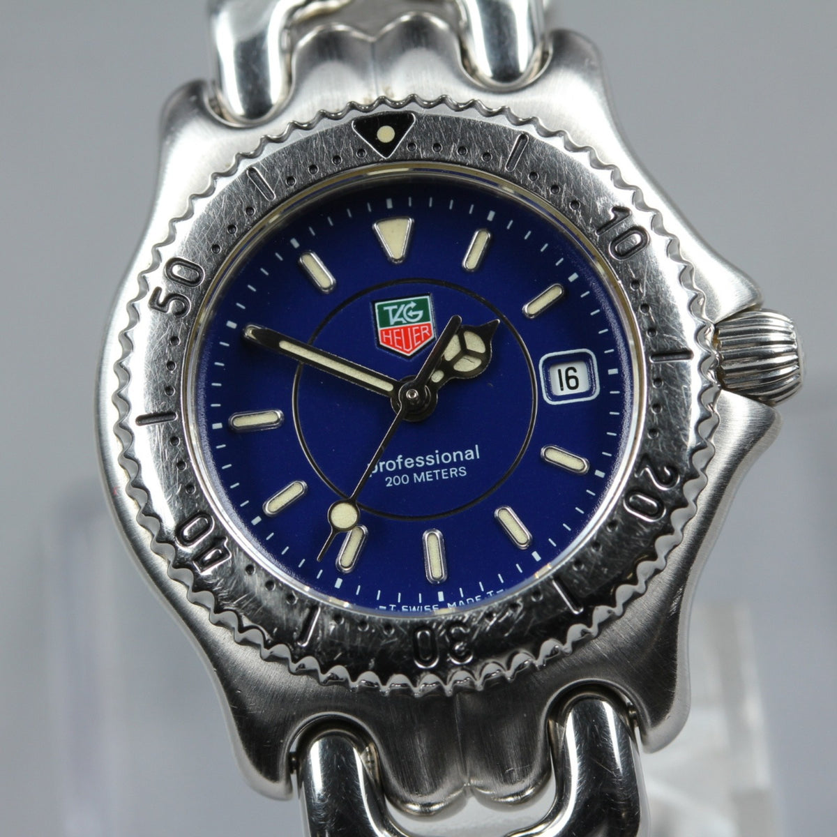 TAG HEUER SEL Professional WG131A Quartz Blue Dial Women's Watch 28mm From JAPAN