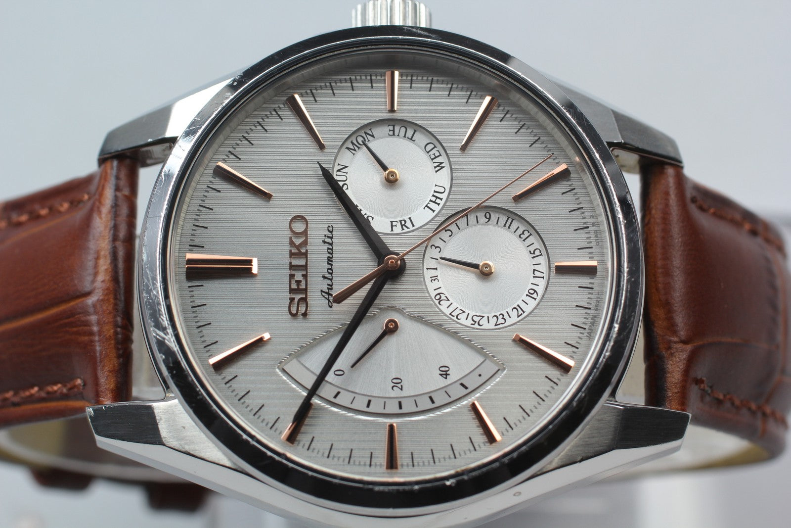 [Exc+5 Box] SEIKO Presage SARW033 6R21-01C0 Power Reserve AT Men's Watch JAPAN