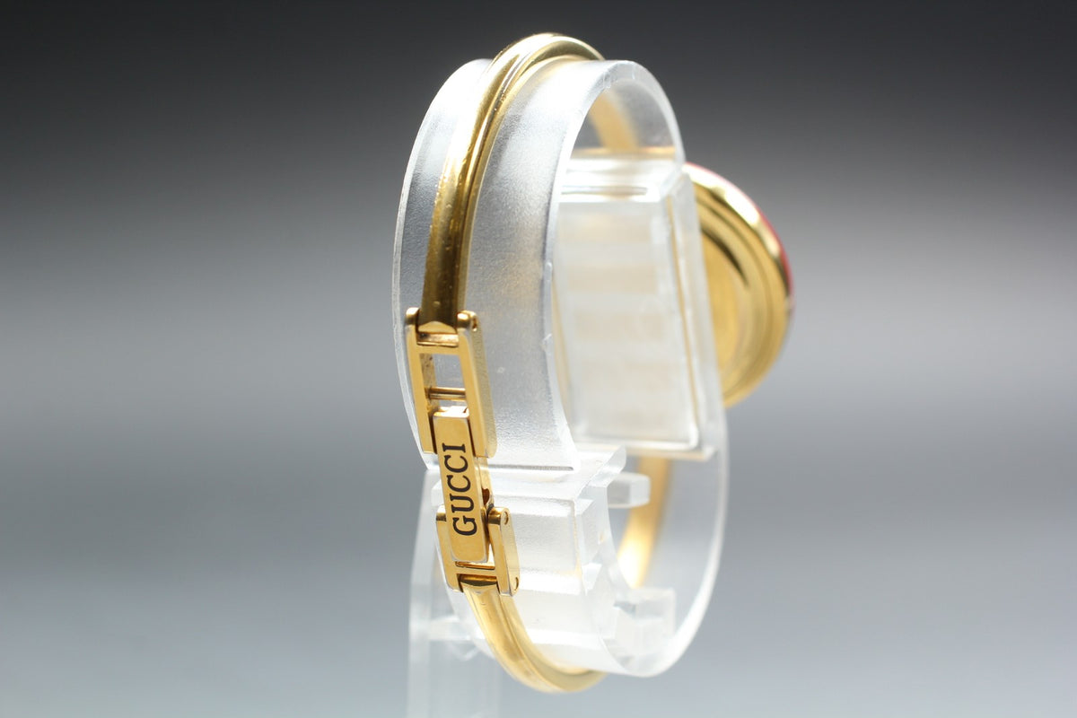 New Batt Gucci Change Bezel 11/12.2 12Color Women's White Quartz Watch JAPAN