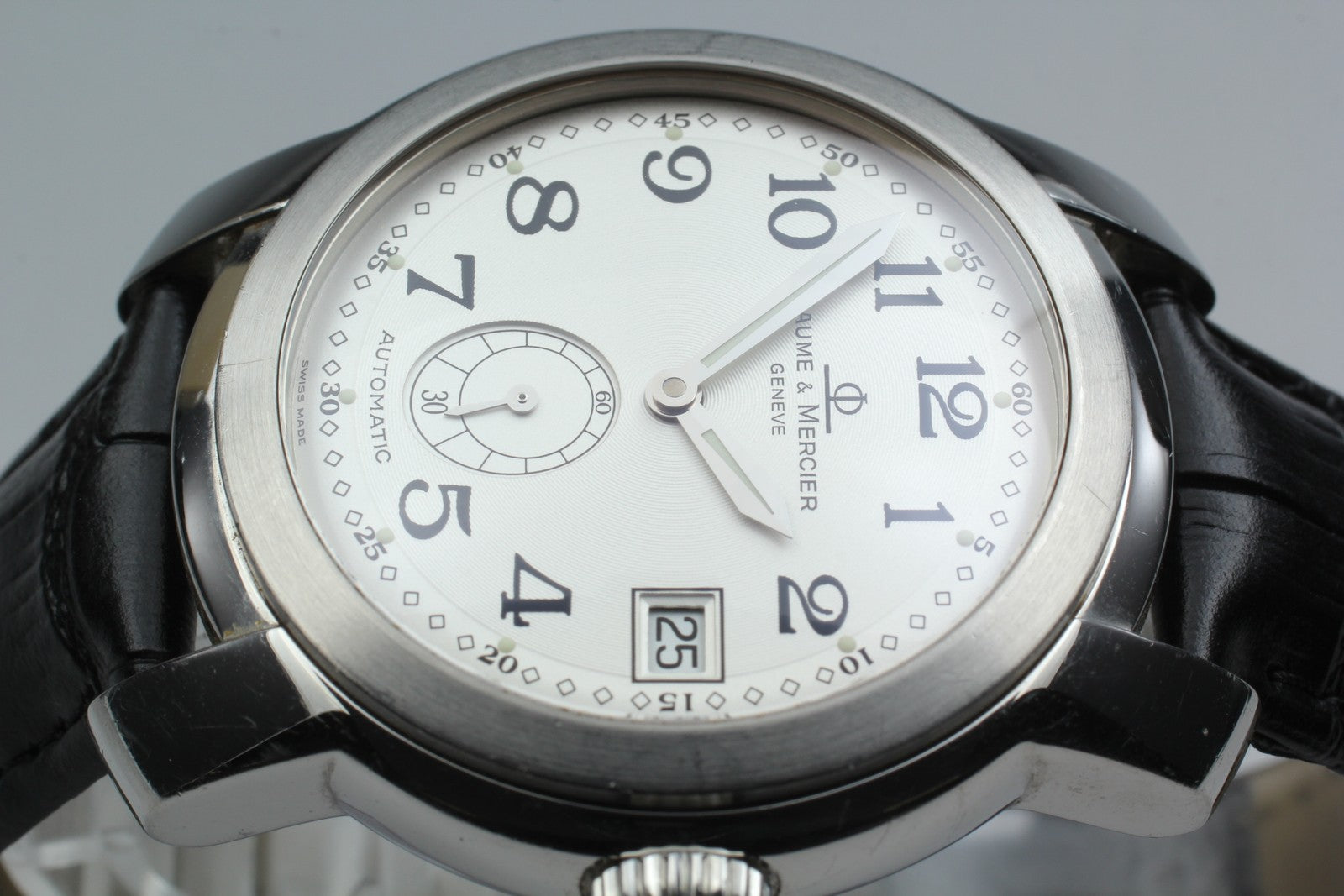 BAUME＆MERCIER Capeland MV045221 Silver Automatic Date Men's Watch 37mm Japan