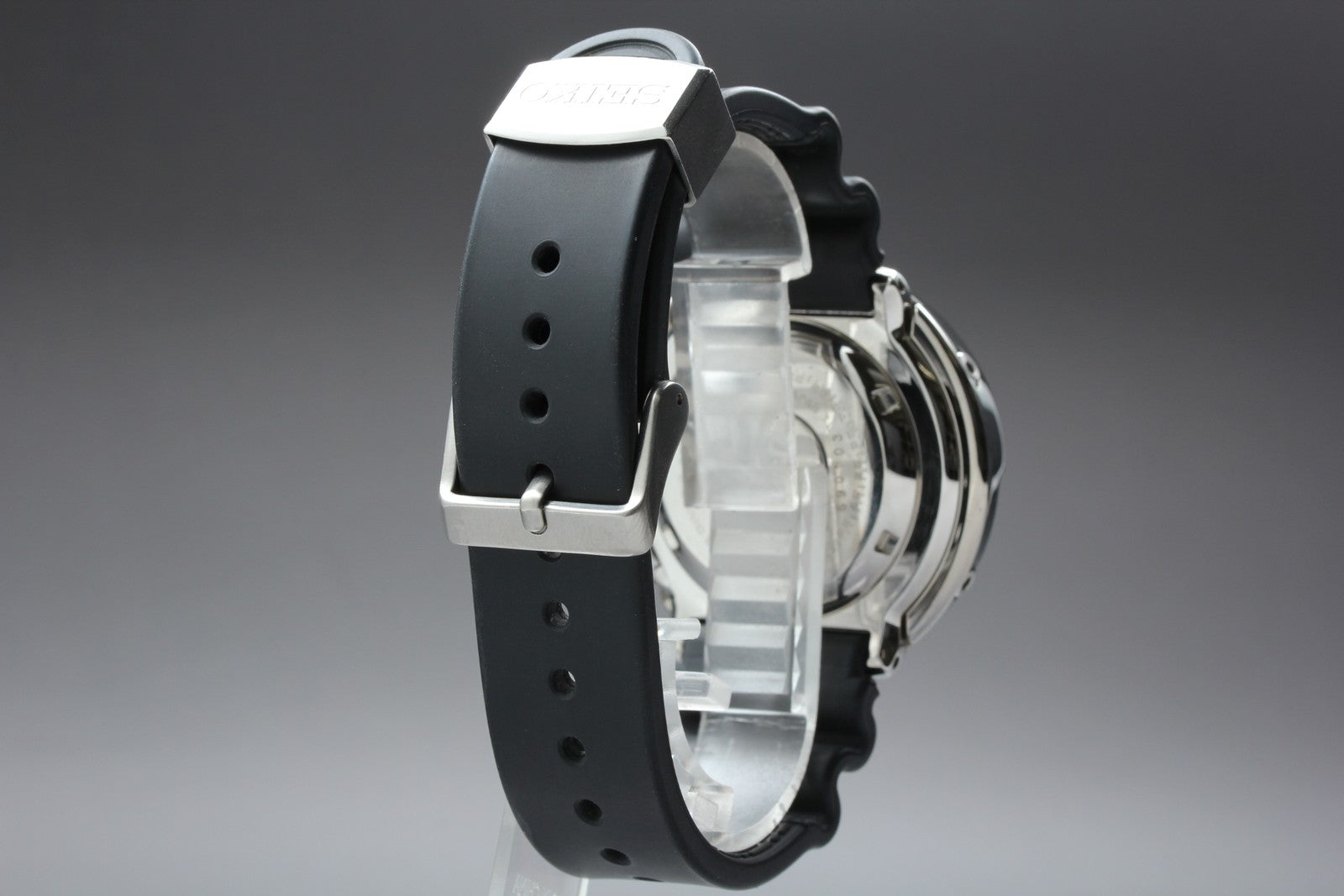 SEIKO Prospex MarineMaster 7C46-0AG0 SBBN033 Black Quartz Men's Watch JAPAN