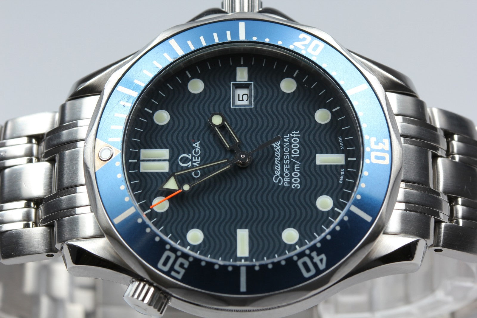 OMEGA Seamaster 300M 2541.80 Cal.1538 196.1523 Blue 41mm Qz Men's Watch [Box]
