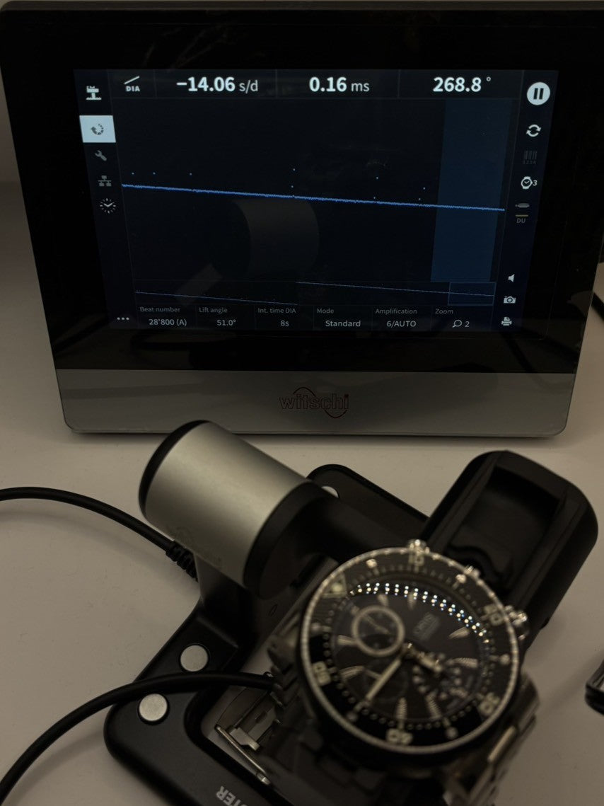 ORIS ProDiver Chronograph 7630-71 Black Date 51mm Automatic Men's Watch [w /Box]