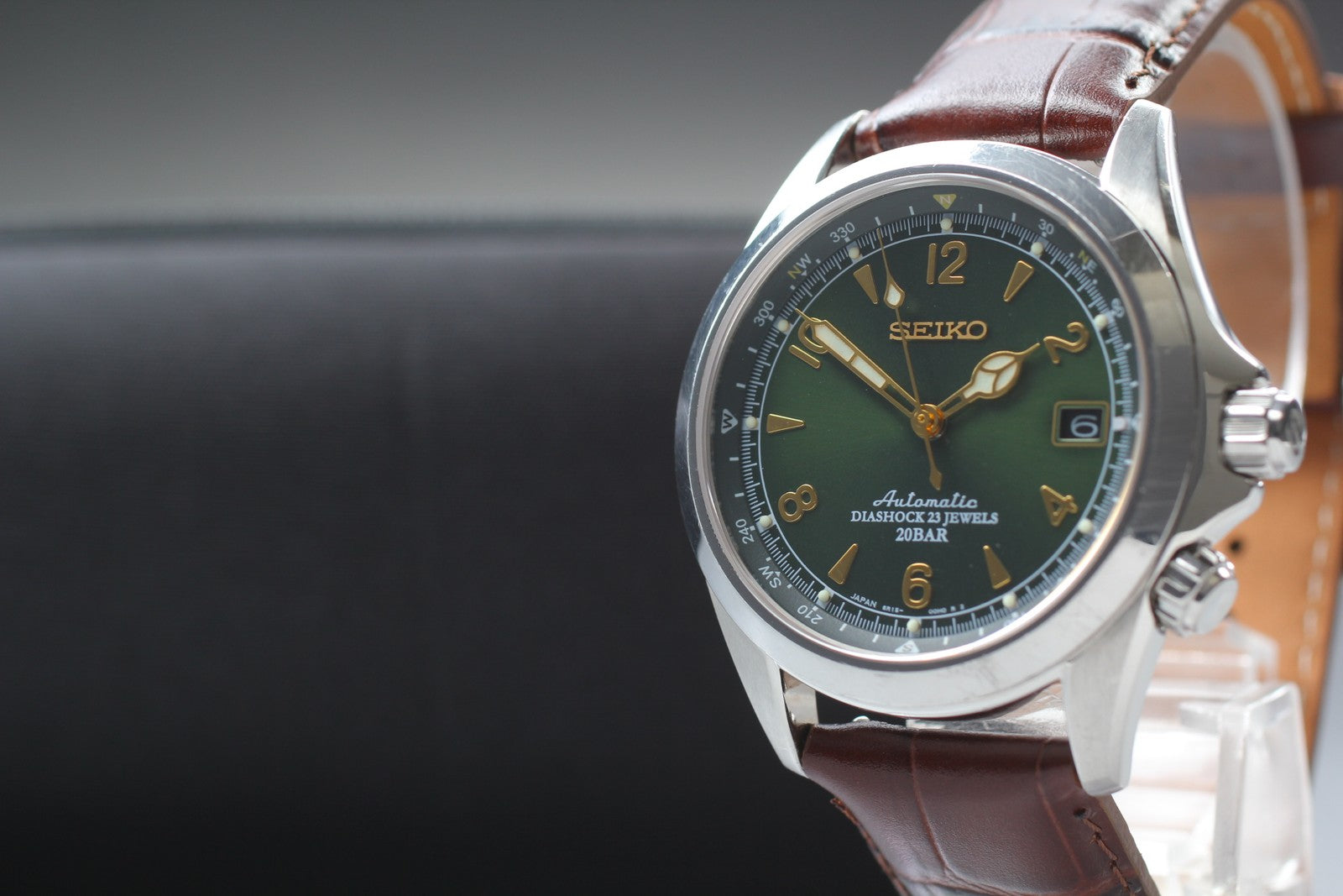 [ Exc+5] SEIKO Alpinist 6R15-00E0 SARB017 Green Dial Automatic Men’s Watch JAPAN
