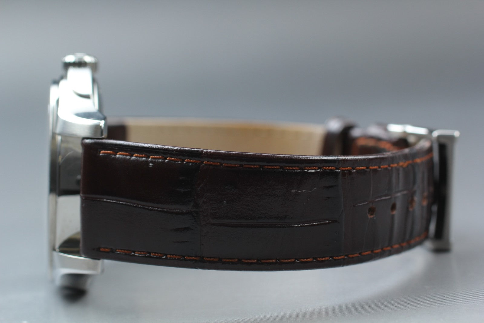 [Exc+5] Hamilton Jazzmaster Viewmatic Open Heart H325650 Brown AT Men's Watch