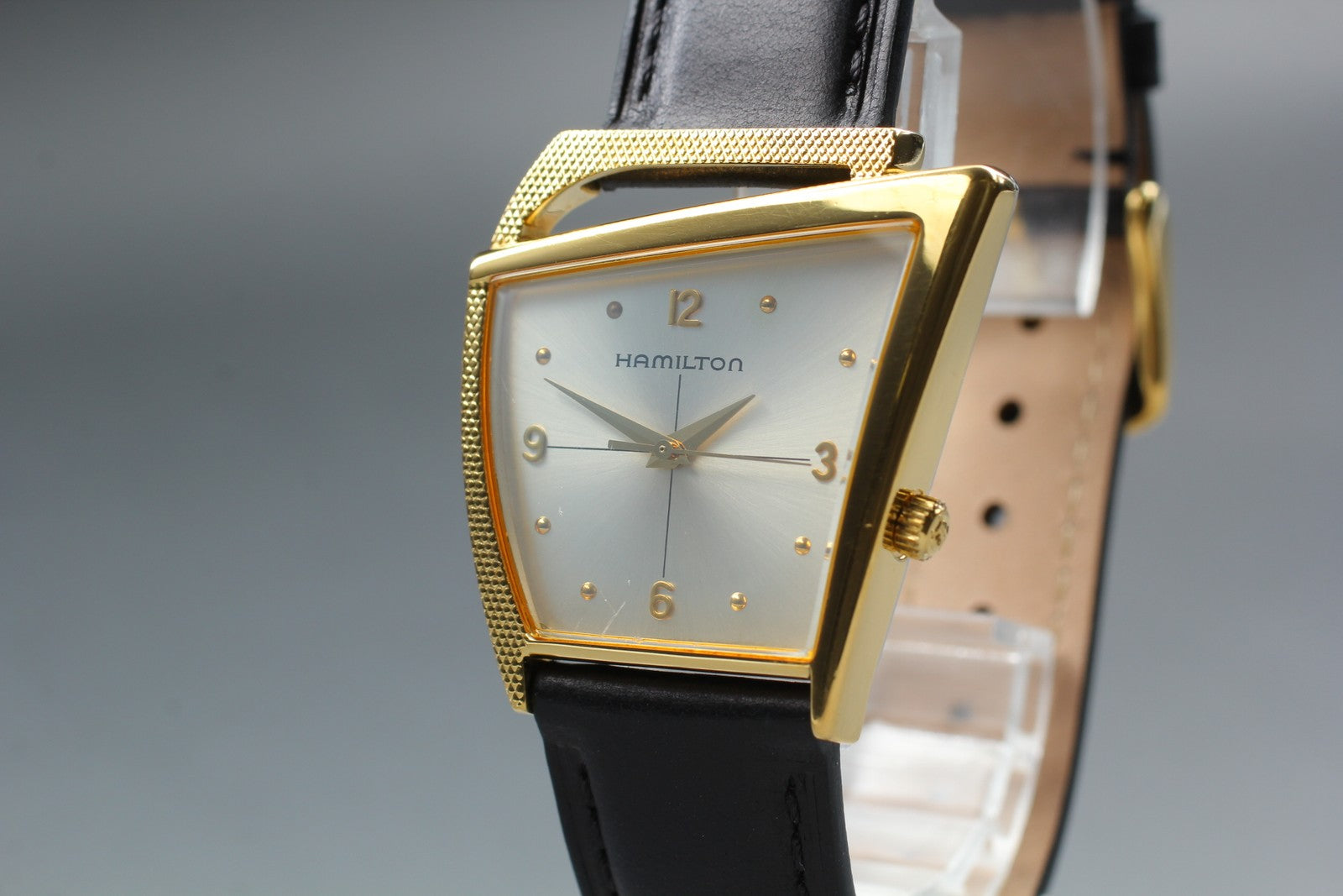 Hamilton 6230 Flight II REGISTERED EDITION Gold Quartz Men's Watch Vintage [Box]