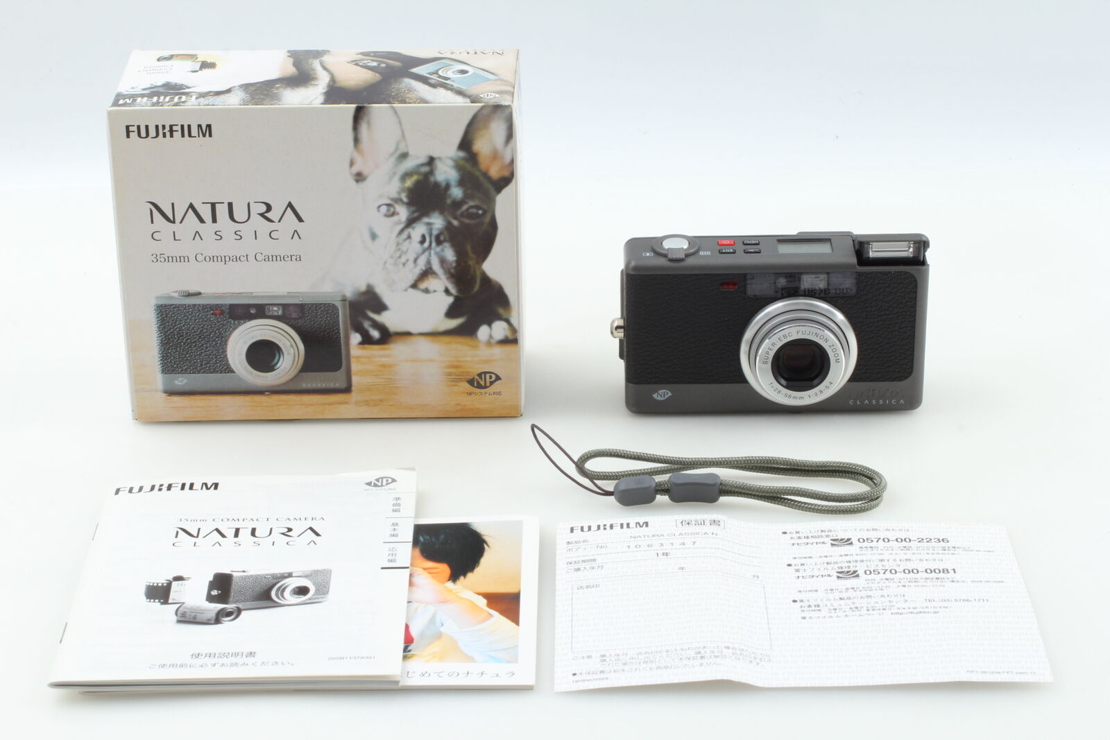 [Top MINT] Fujifilm Natura Classica 35mm Point & Shoot Film Camera From JAPAN