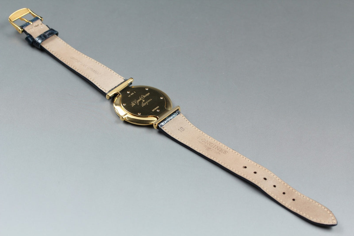 LONGINES La Grande Classique L4.635.2 Quartz Gold Women's Watch 33mm JAPAN Box