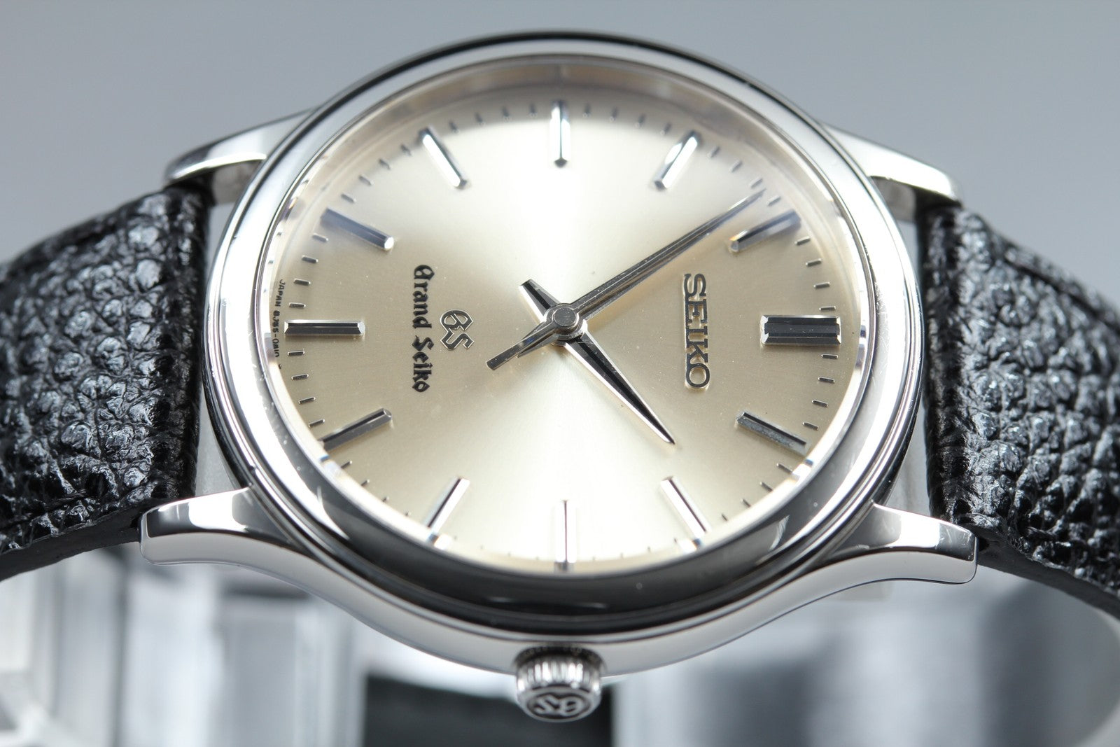 SEIKO Grand SEIKO GS 8J55-0A10 Silver Black 34mm Quartz Men's Watch