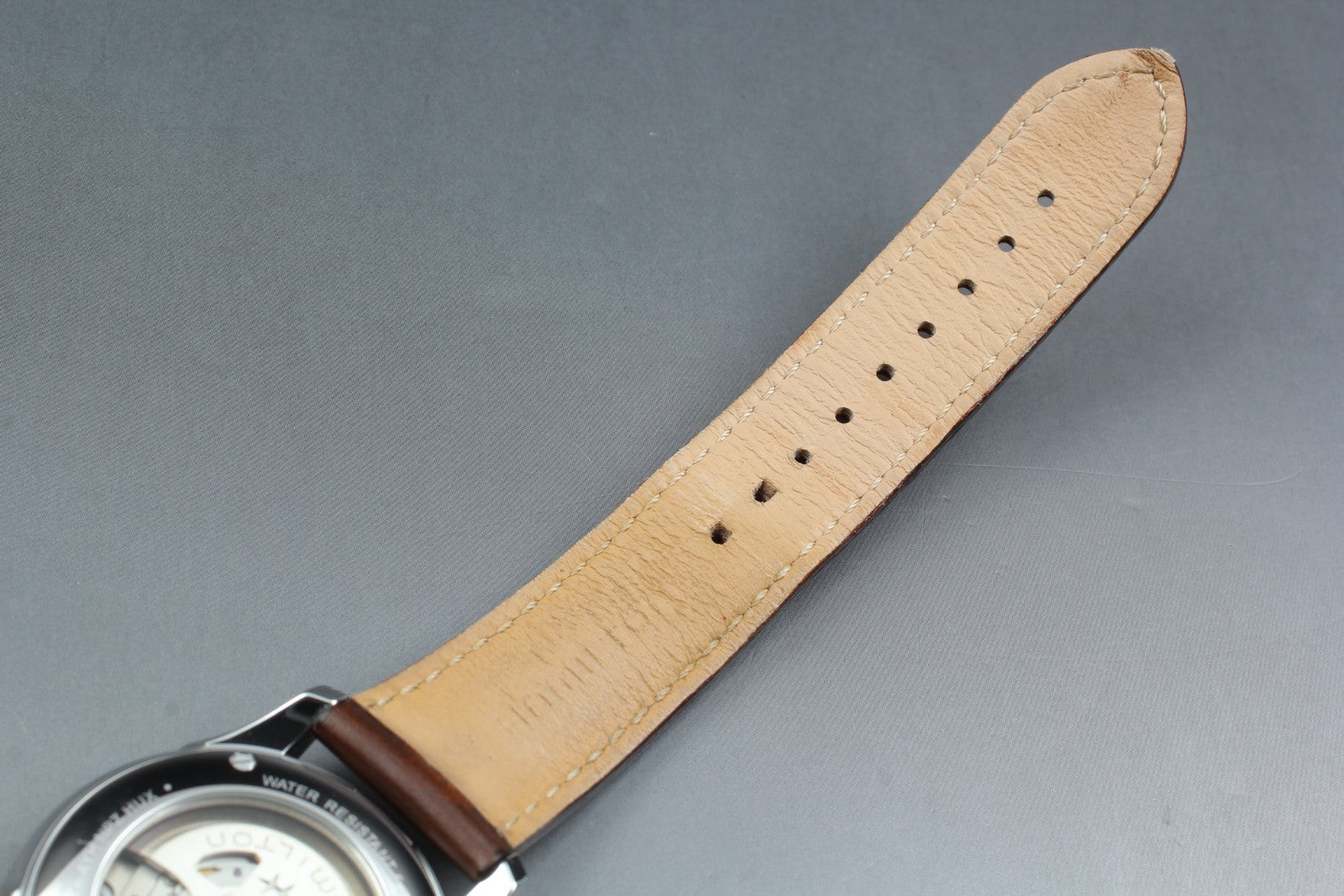 HAMILTON Jazzmaster Open Heart H326750 Blue Brown 39mm AT Men's Watch [Box]