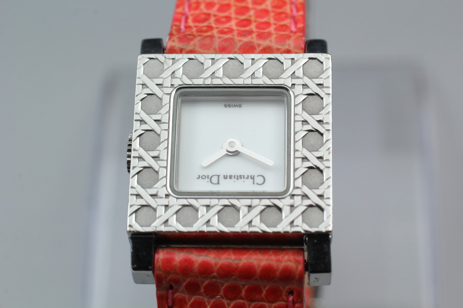 [Exc+5 Box] Christian Dior D60-109 La Parisienne Silver 19mm Women's Qz Watch