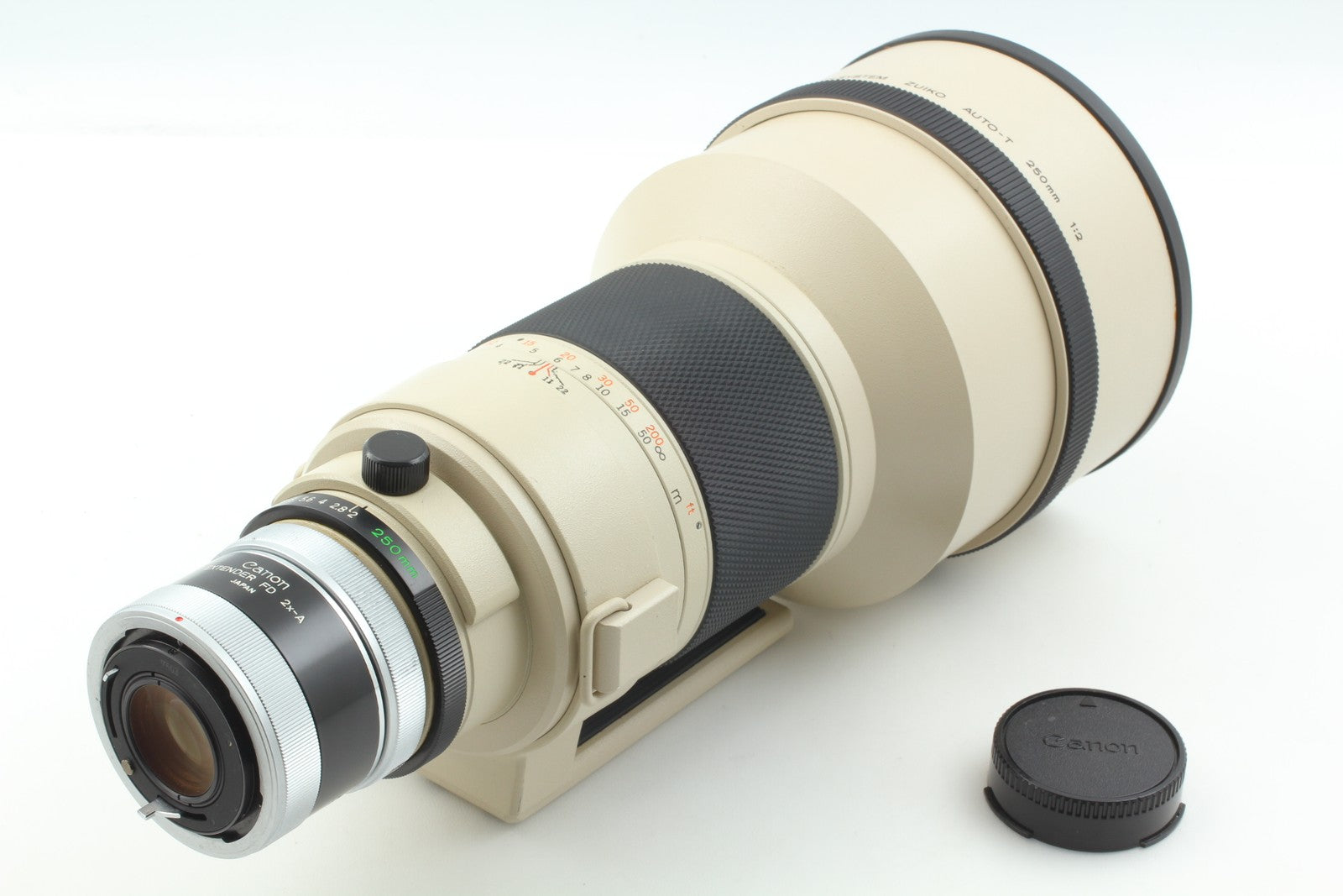 Rare Canon FD Mount [Opt MINT] Olympus Zuiko Auto-T 250mm f2 Lens From