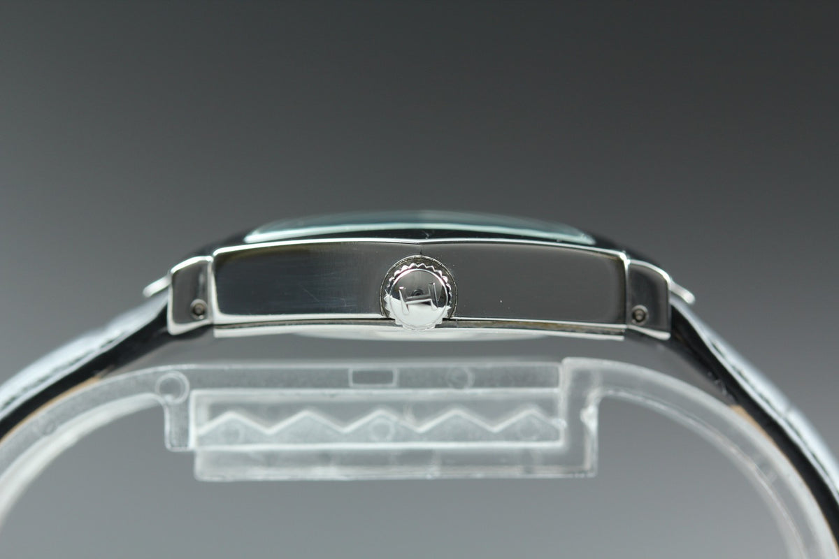 [Exc+5] New Batt HAMILTON Ventura H242112 Quartz Black Women's Watch 24mm JAPAN