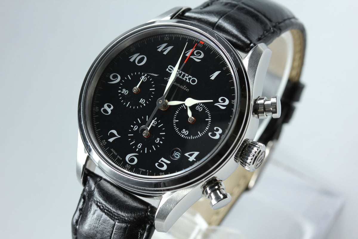 SEIKO Presage SRQ021 8R48-00H0 Automatic Chronograph Men's Watch 42mm From JAPAN