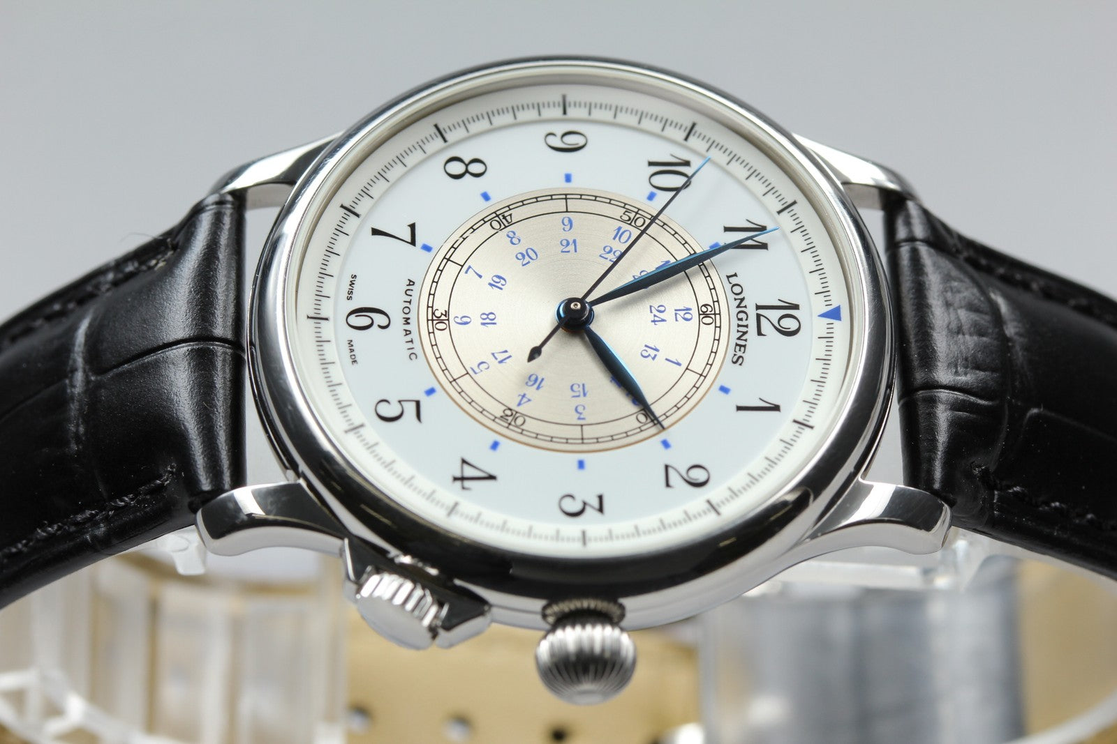 Overhauled [Exc+5 Box] Longines Navigation L2.605.4 38mm AT Men's Watch Limited